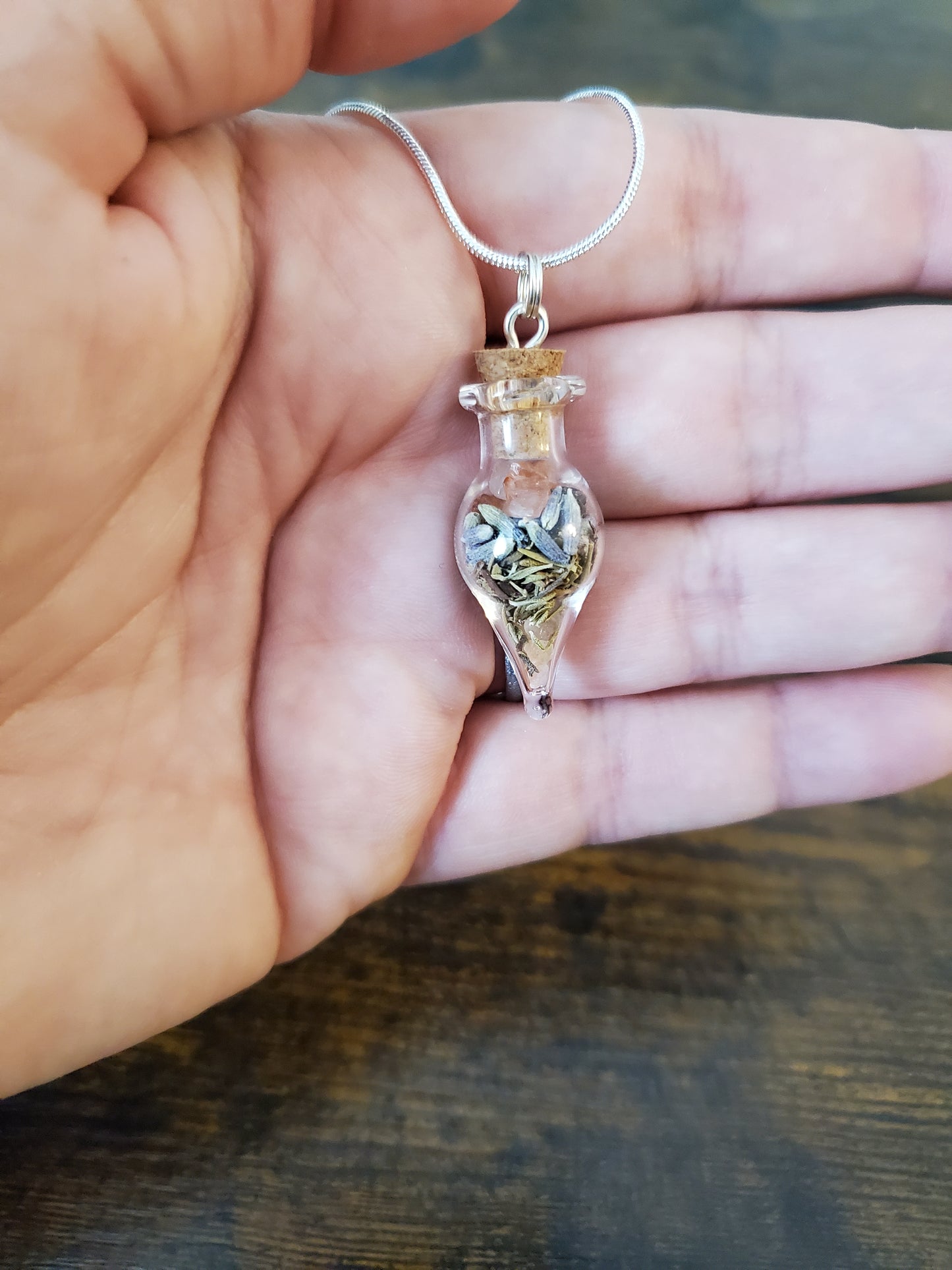 Happiness Spell Jar Necklace